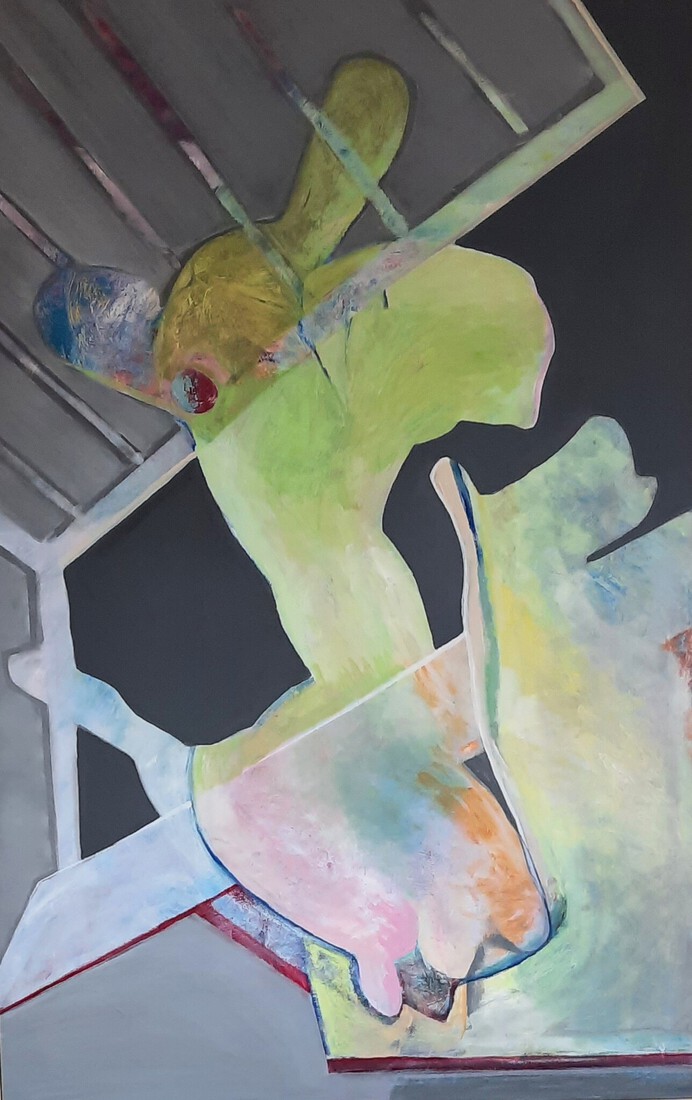 Zonder titel (b) 120x80 cm.