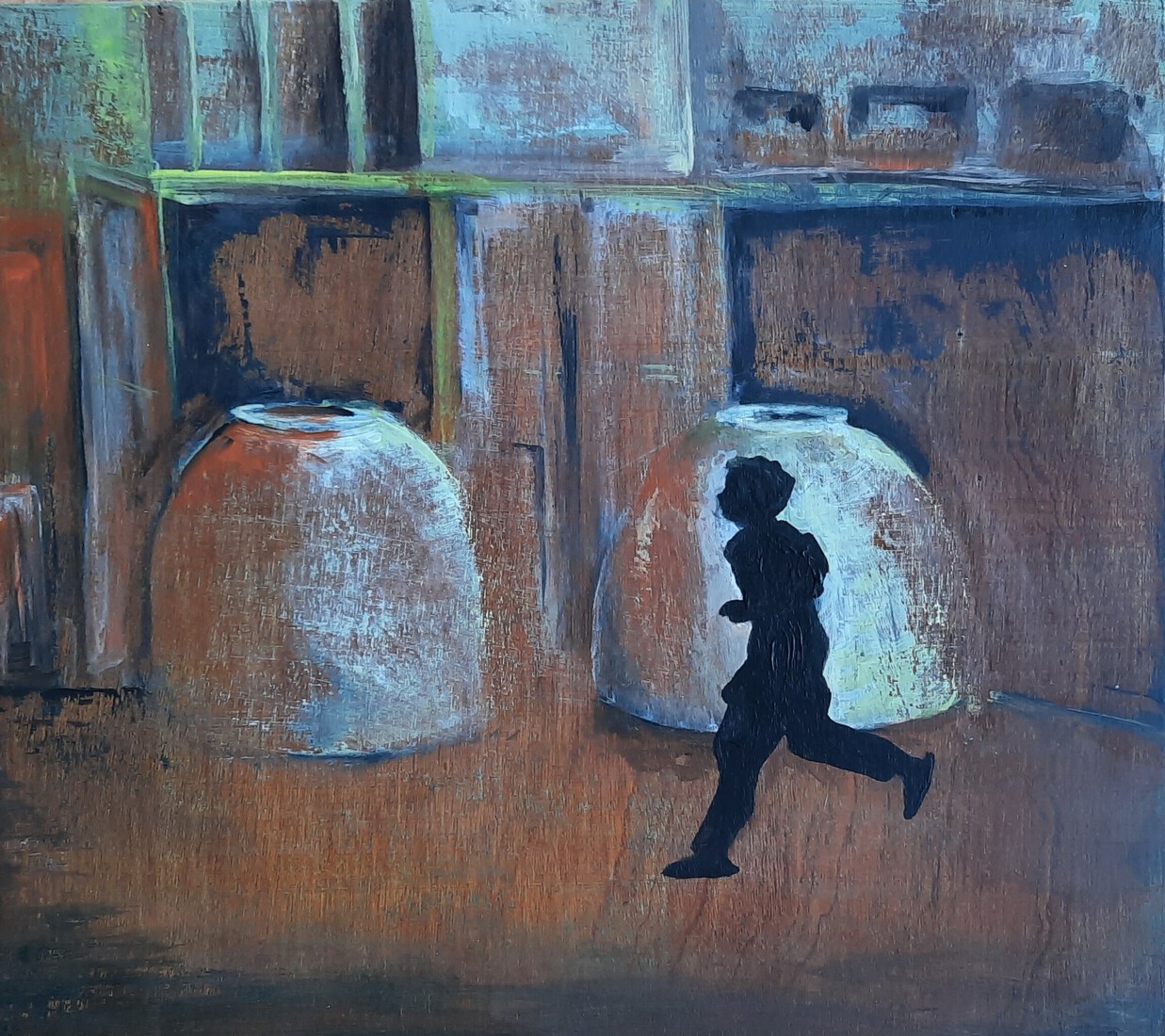 Zonder titel, 36x33 cm. 