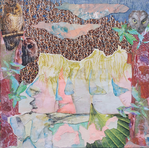 Organische vormen op doek en beeld