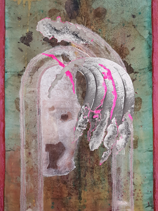 Foto's verwerkt in gemengde technieken