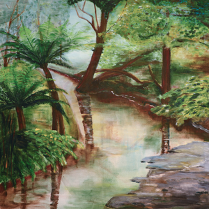 Soms word je zo getroffen door vormen of lichtval dat je het niet kunt laten dit op het doek vast te leggen.