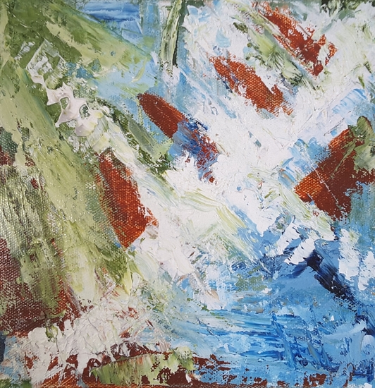 Abstract landelijk en sureeel A