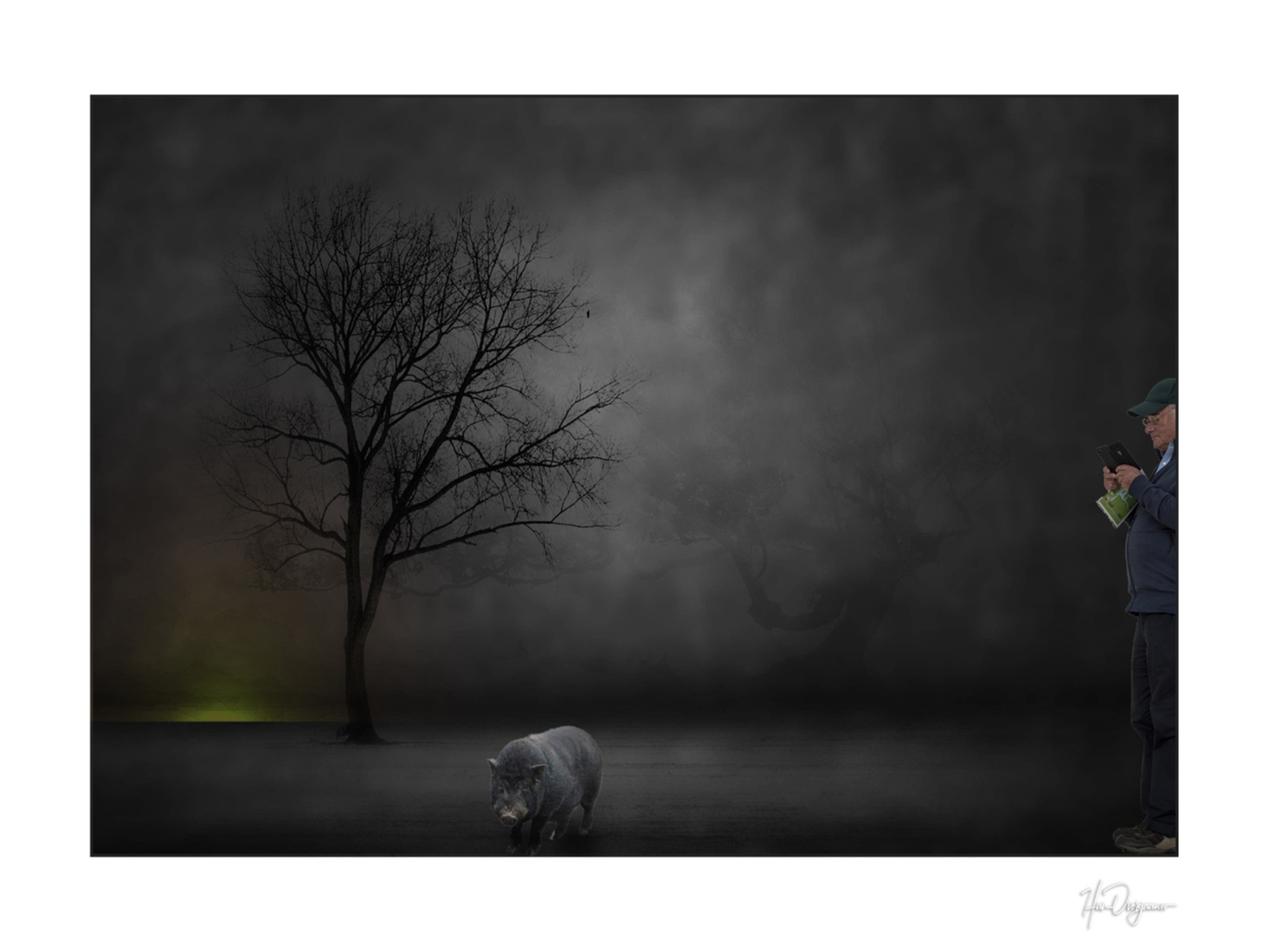 Half a man and his boar