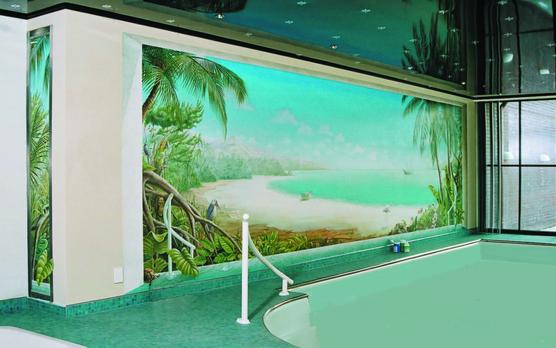 jungle mural