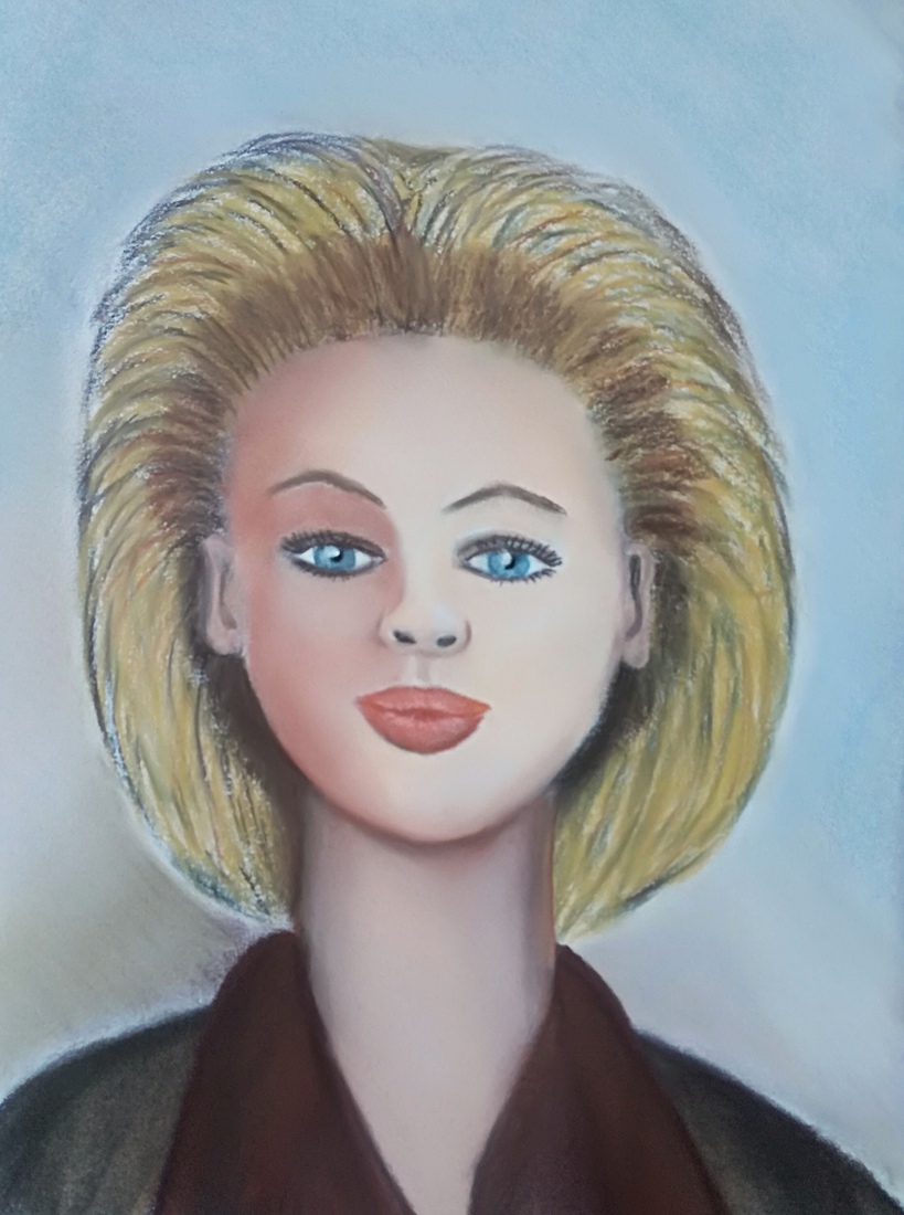 Portret in pastel: 'Leonie'