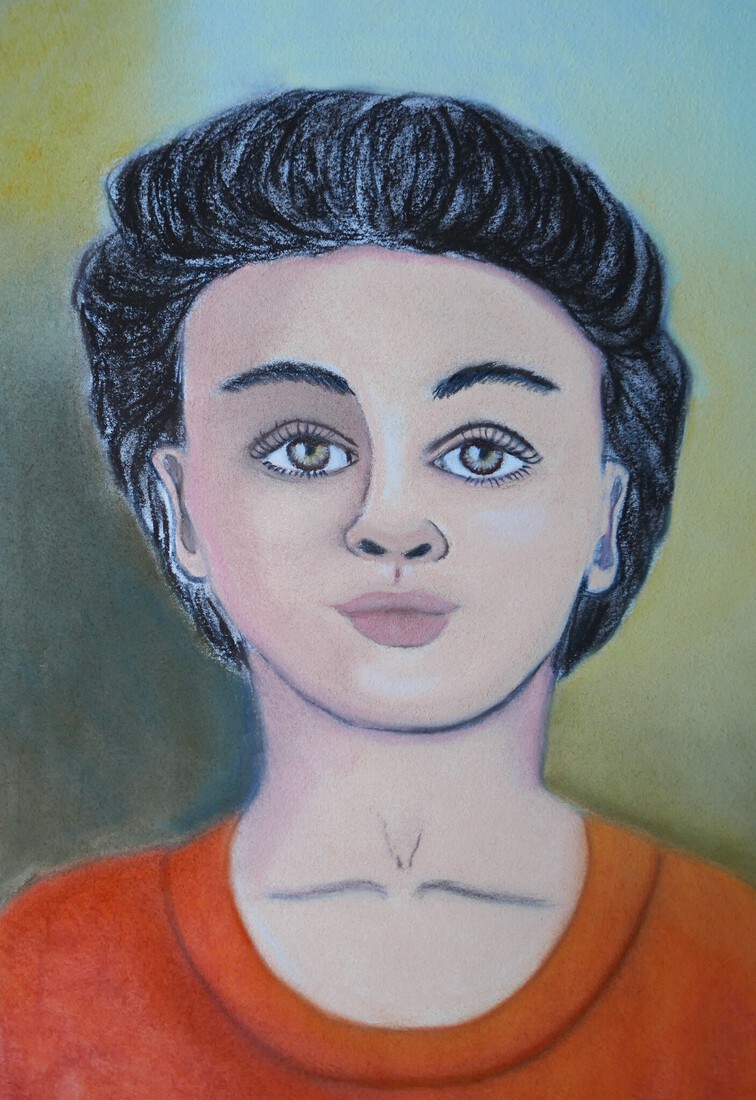 Portret in pastel: 'André'