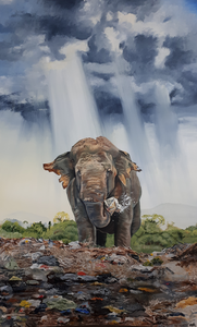 Naast portretten en vogels, schilder ik ook graag dieren.