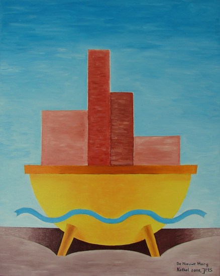 Logo van woongebouw de Nieuwe Harg