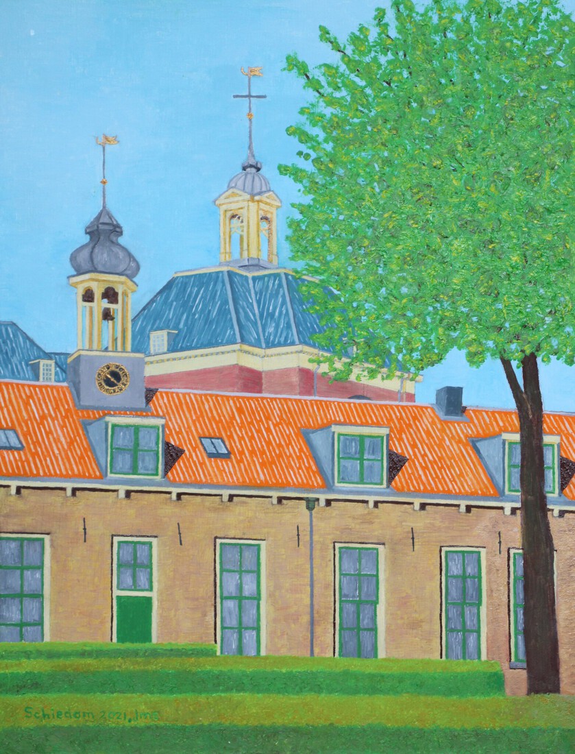 Binnentuin voormalig weeshuis Schiedam 