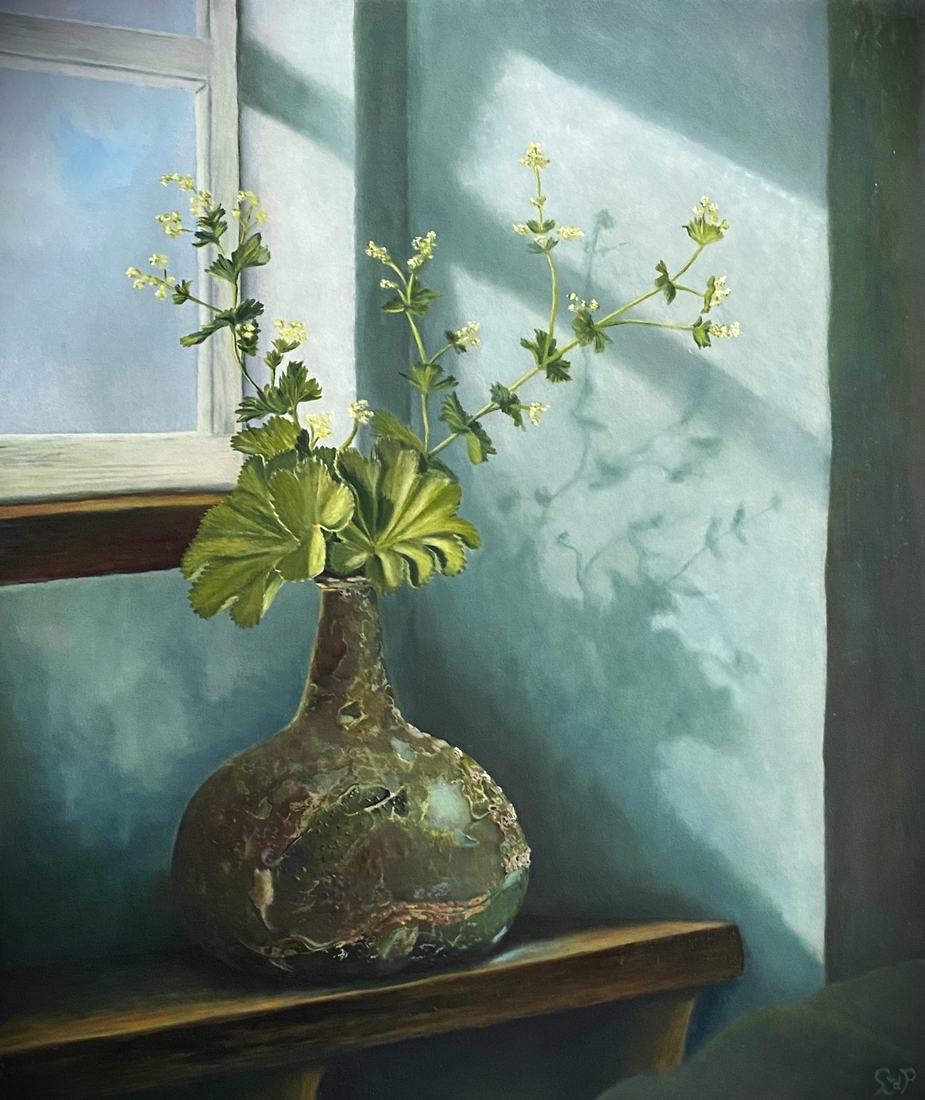 Vrouwenmantel in 17e eeuwse Kattekop