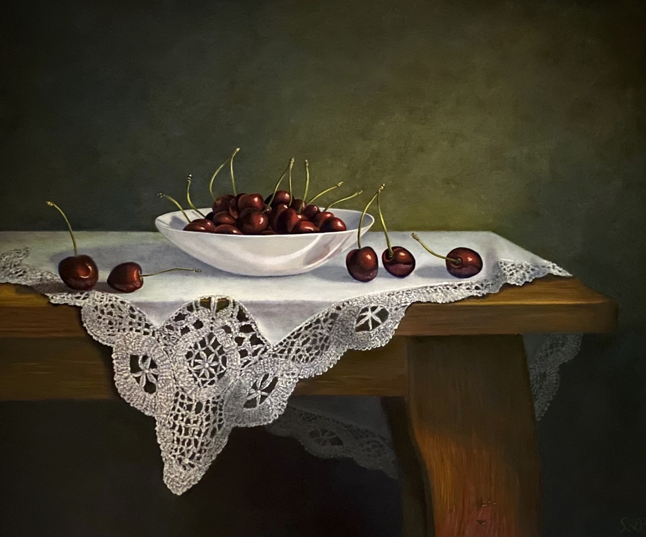 Kersen in het zachte licht