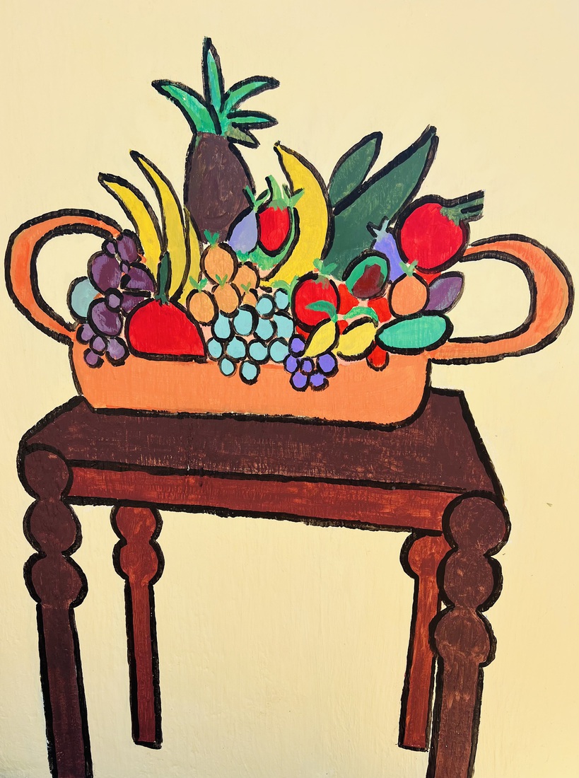 De vrolijke fruitmand