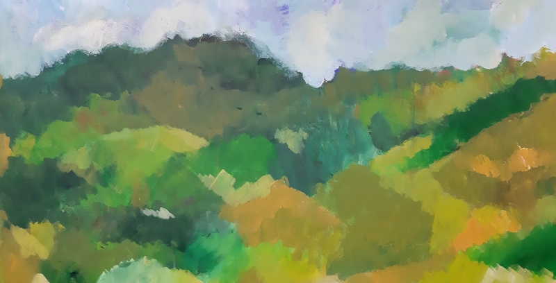 landschap zuid limburg Abstract