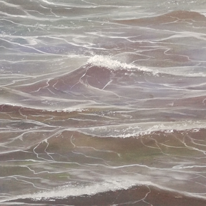 Schilderijen van de zee, onze eigen Noordzee met de -bijna altijd- indrukwekkende wolkenluchten