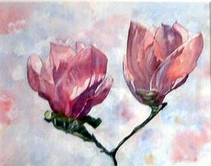 Bloemen van tulpenboom 