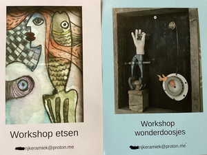 Workshop lijnetsen maken of workshop Wonderdoosjes maken