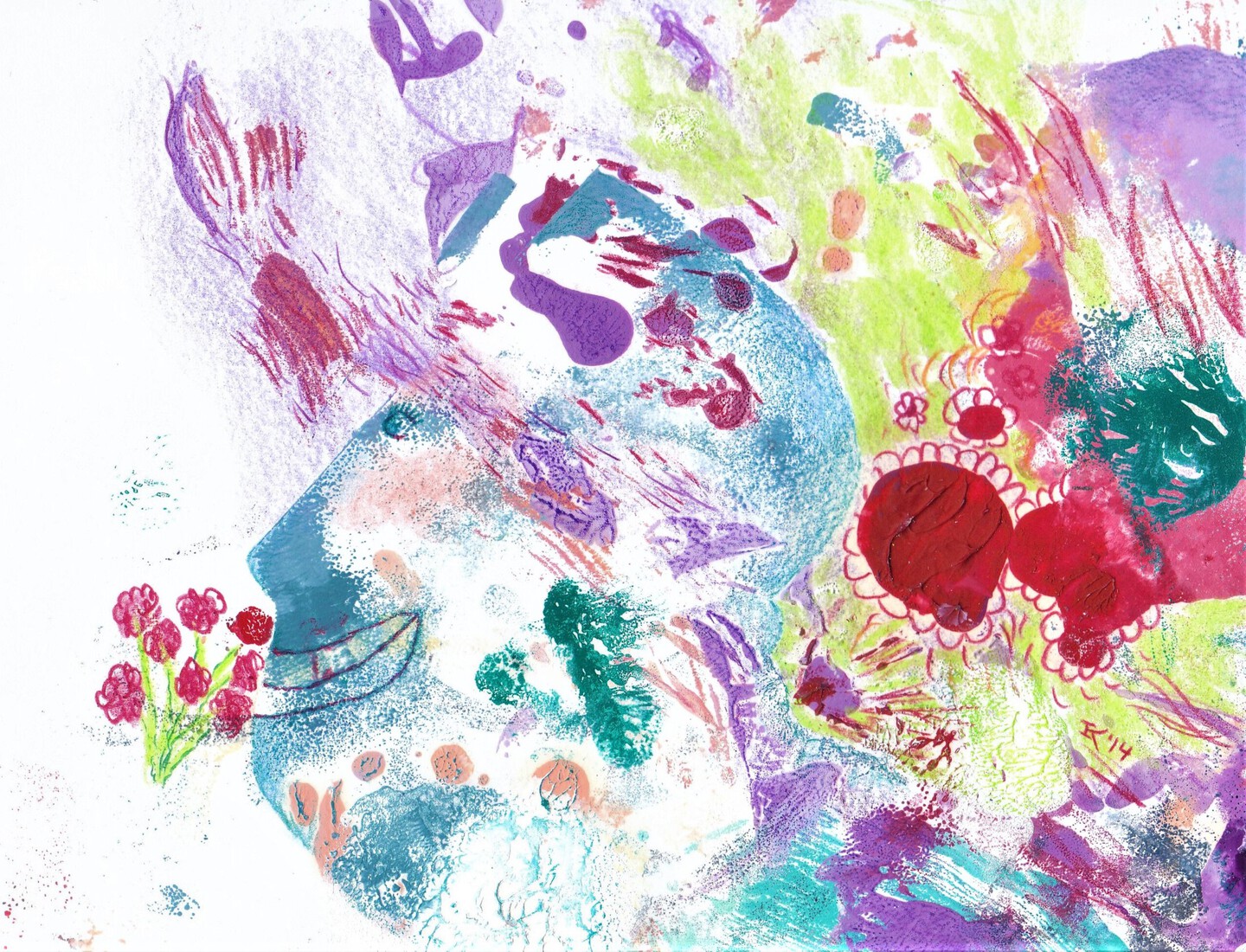 The smell of red flowers