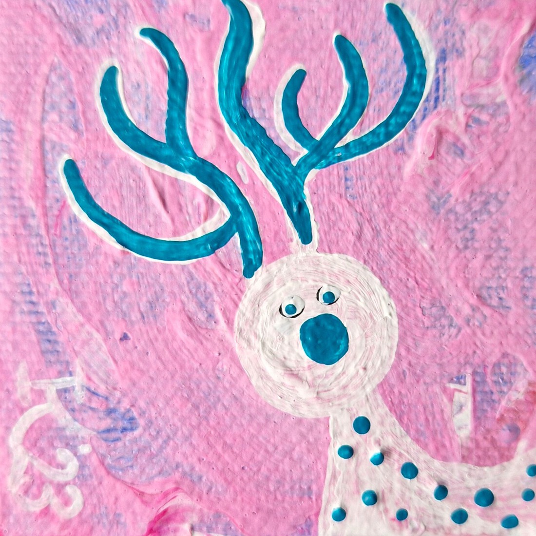 Elandachtige blauw gewei 5 bij 5