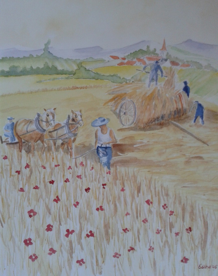 werk op het land, Frankrijk