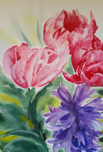 diversen; oa. bloemen