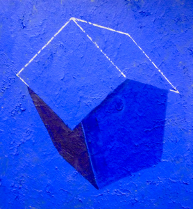 Serie schilderijen tempera op paneel