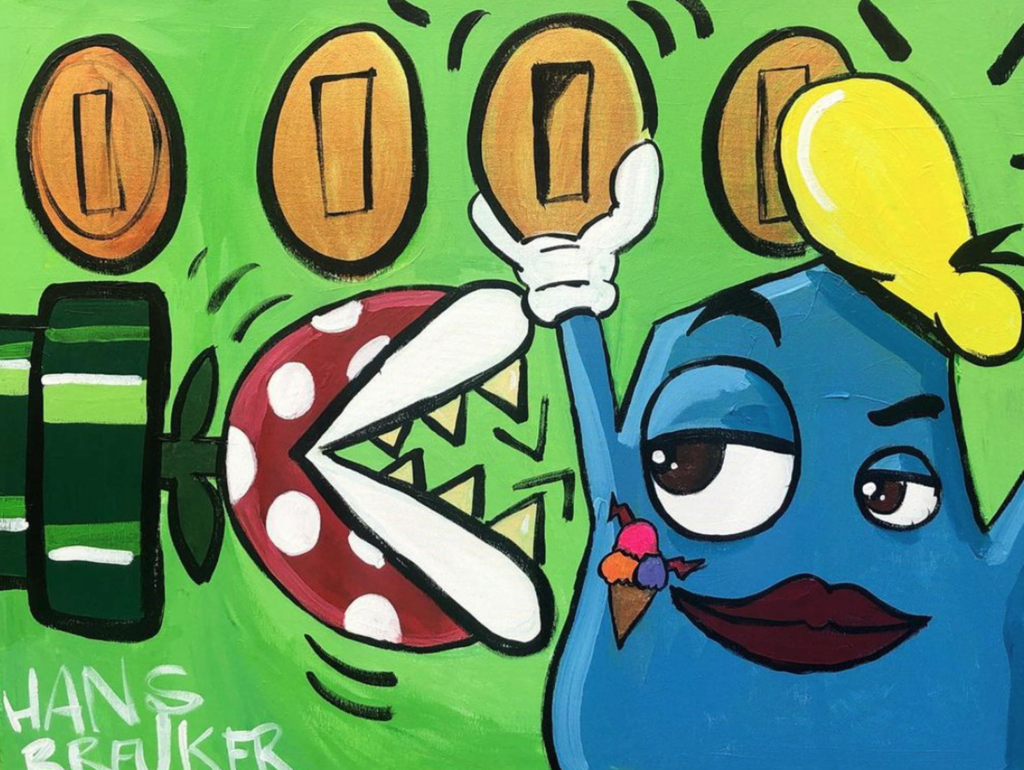 Andy gets the coins!