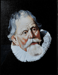 Reproductie, Jan Rijcksen, scheepsbouwer VOC tijd.
Geschilderd door Gerard Luten 2018, op MDF paneel 30 x 40 cm met olieverf.
Prijs op aanvraag.
Origineel destijds geschilderd door Rembrandt
