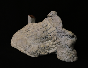 Keramische weergave van mijn fascinatie voor het rauwe vissersleven op zee.
Eilanden, voorzien van eigen teksten en lithografische portretten, die in verbinding staan met de foto van een visser. Een eerbetoon aan onze voorouders en hun harde bestaan.

