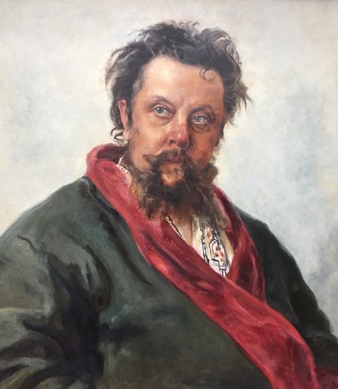 Modest Mussorsky naar Ilya Repin 1881
