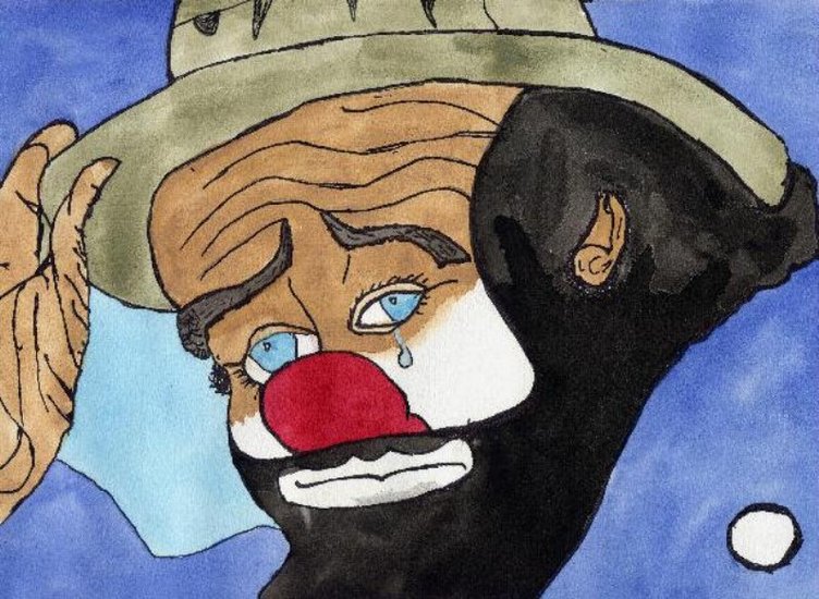 251-Verdrietige clown