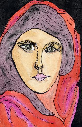 218-Zusje van Afghan Girl.