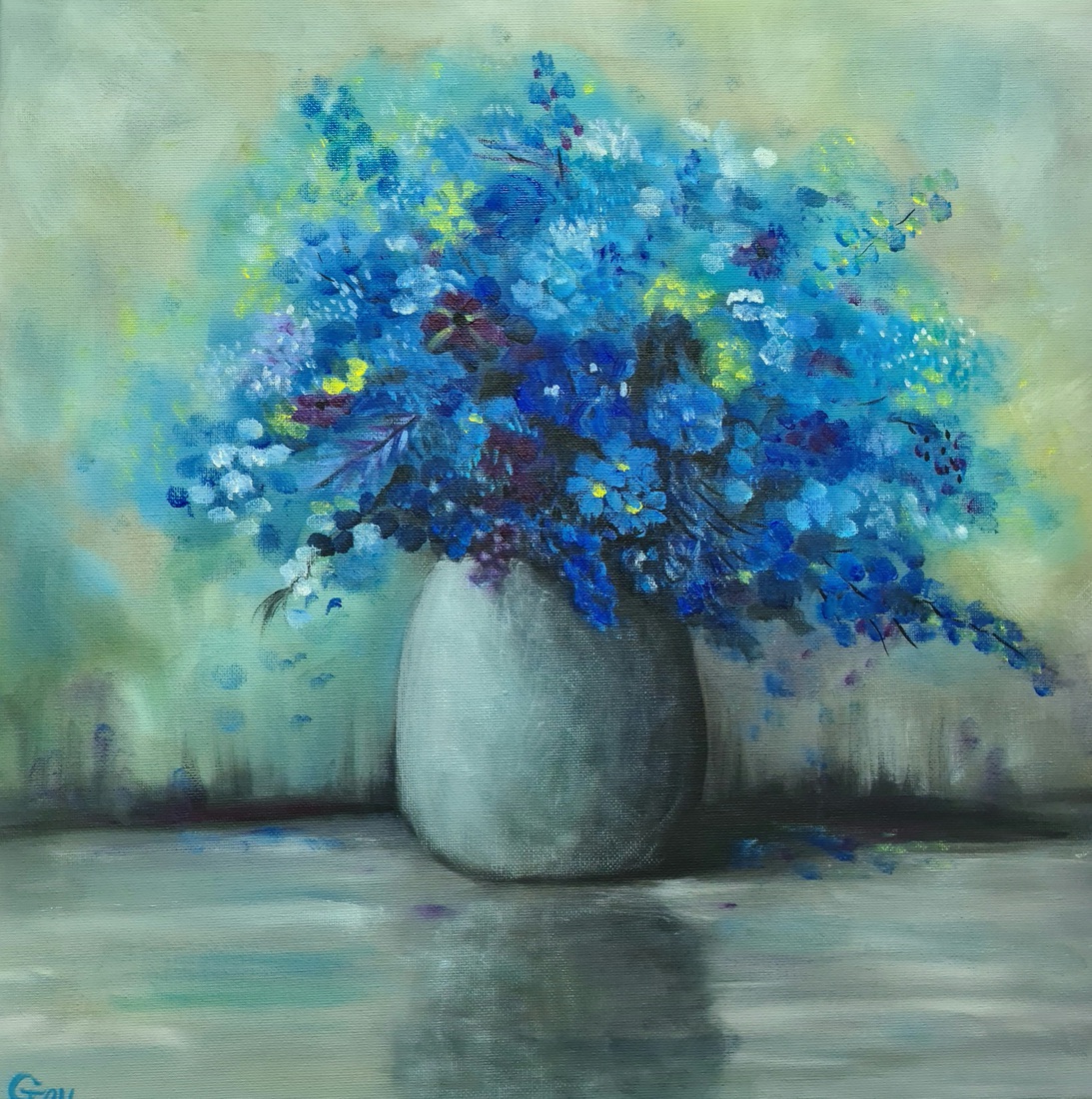 Blue flowers