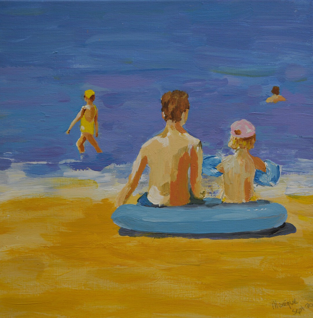 Uitzicht op het strand