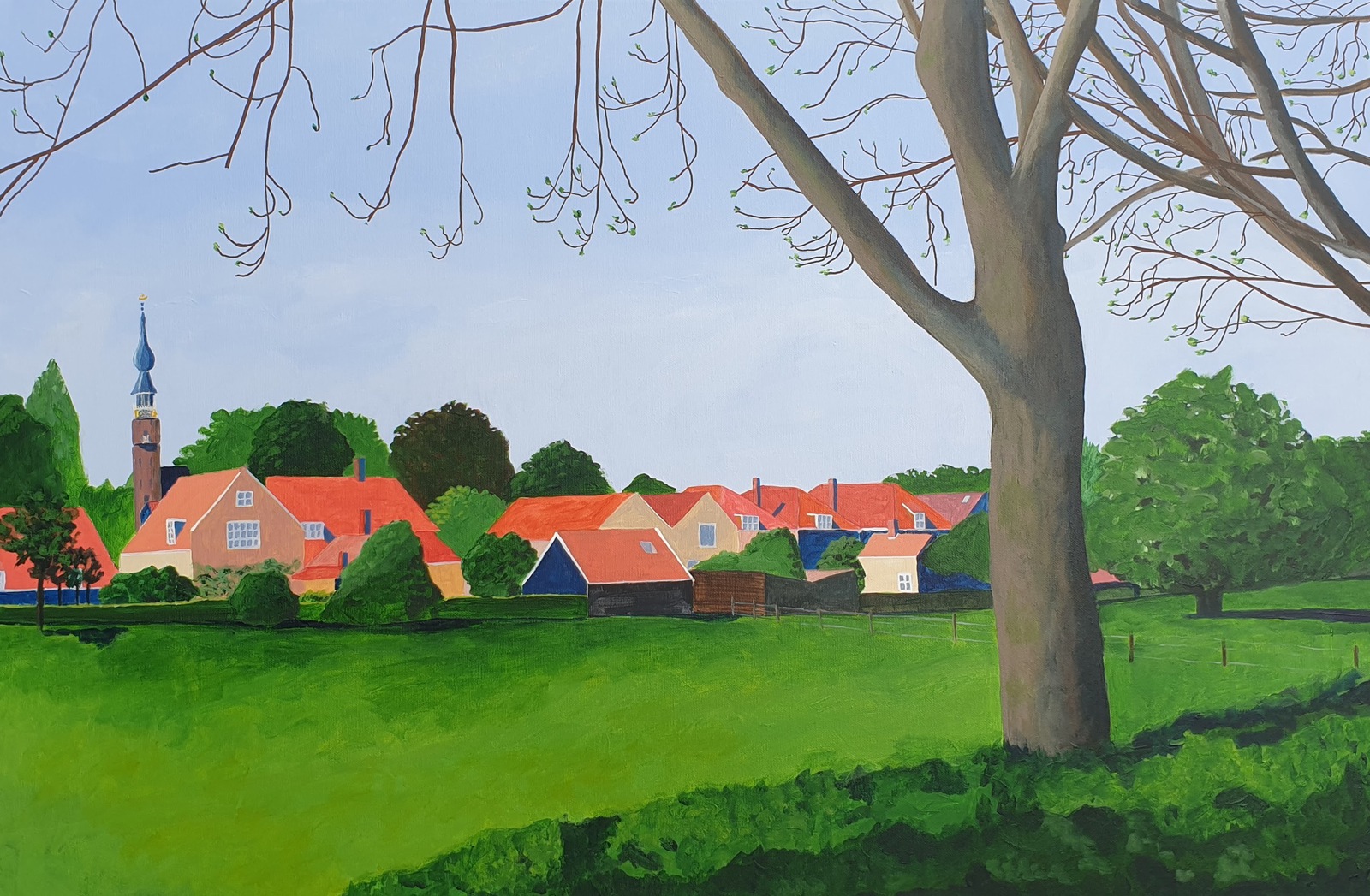 De achterkant van Veere