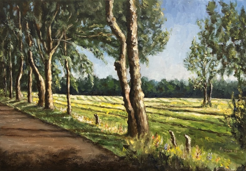 Fietspad op de Malpie