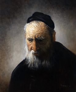 Diverse portretten in olieverf en acryl