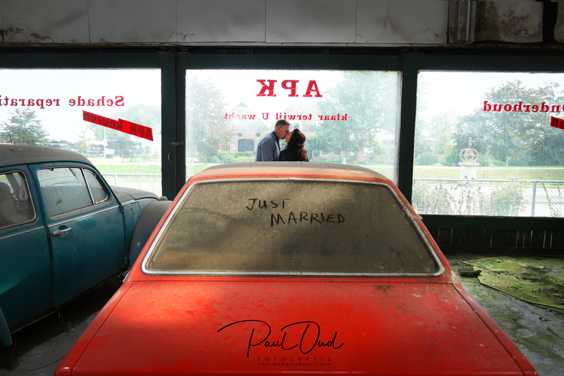 Shoot in vervallen garage