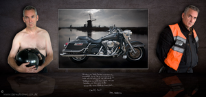 In 2010 werd ik benadert om portretten van een groep enthousiaste Harley Davidson rijders te maken 