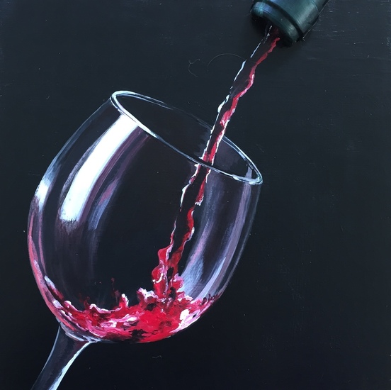 Wijnserie “rode wijn”