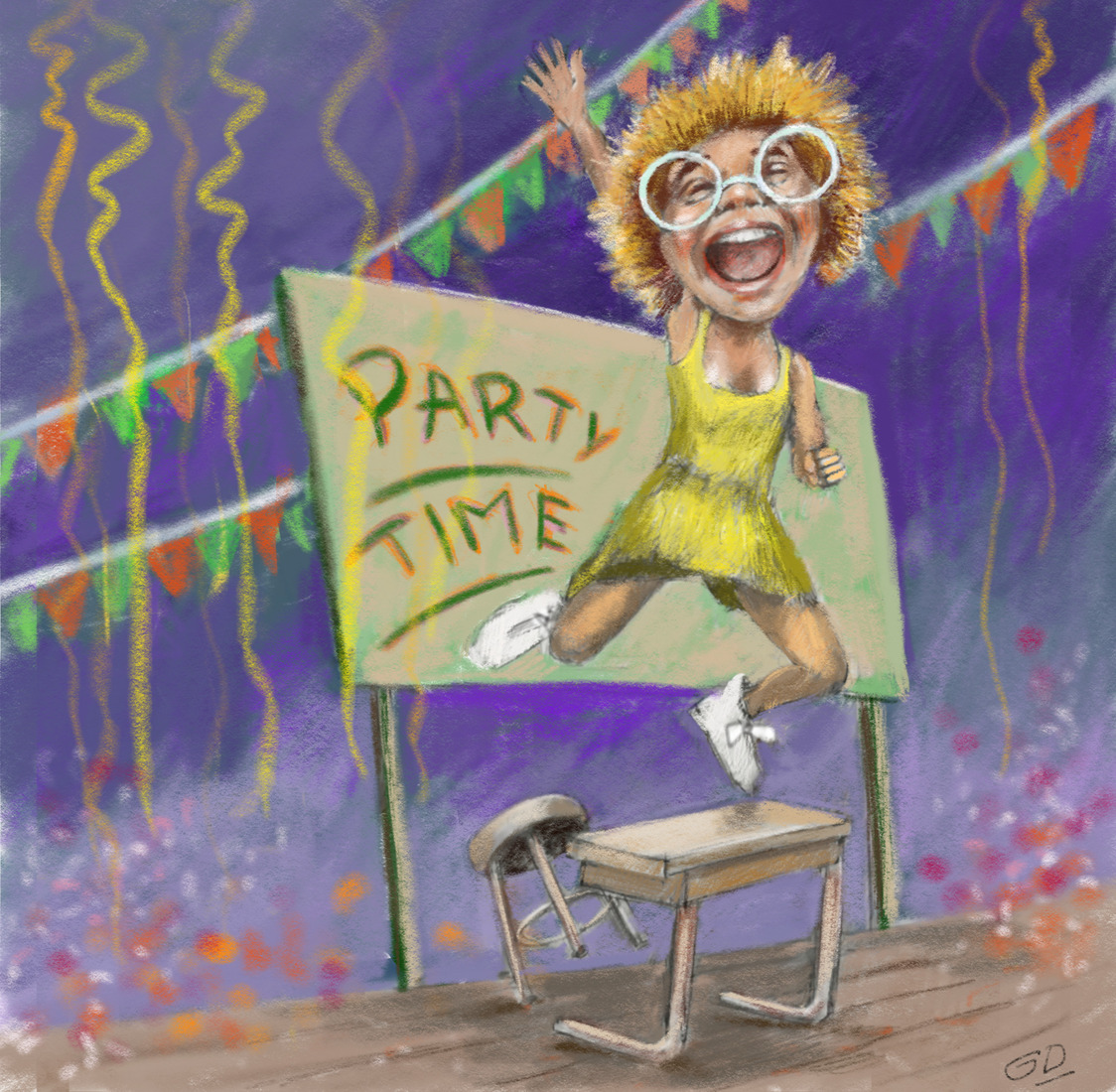 Tampieëste = lol trappen, herrie maken