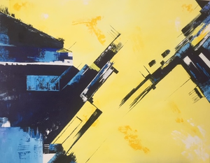 Diverse werken met acrylverf