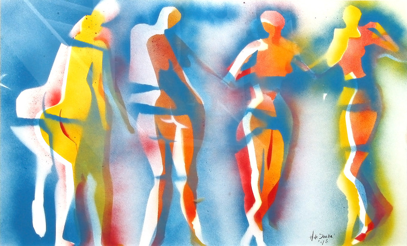 4 vrouwen praten over koetjes, kalfjes en schaapjes