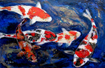 Koi-schilderijen
