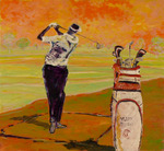 Golfers in aktie