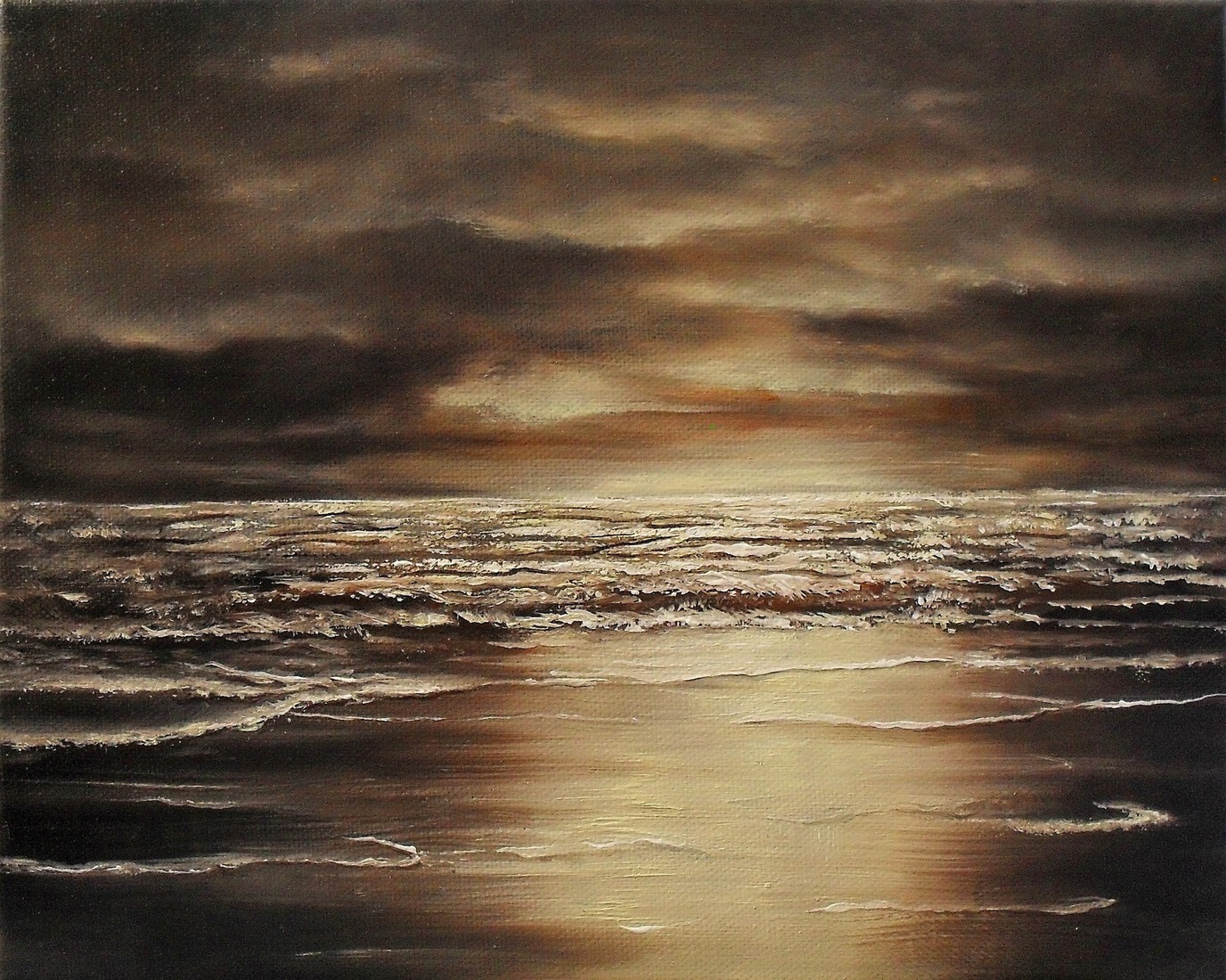 Bronze Light bounces off