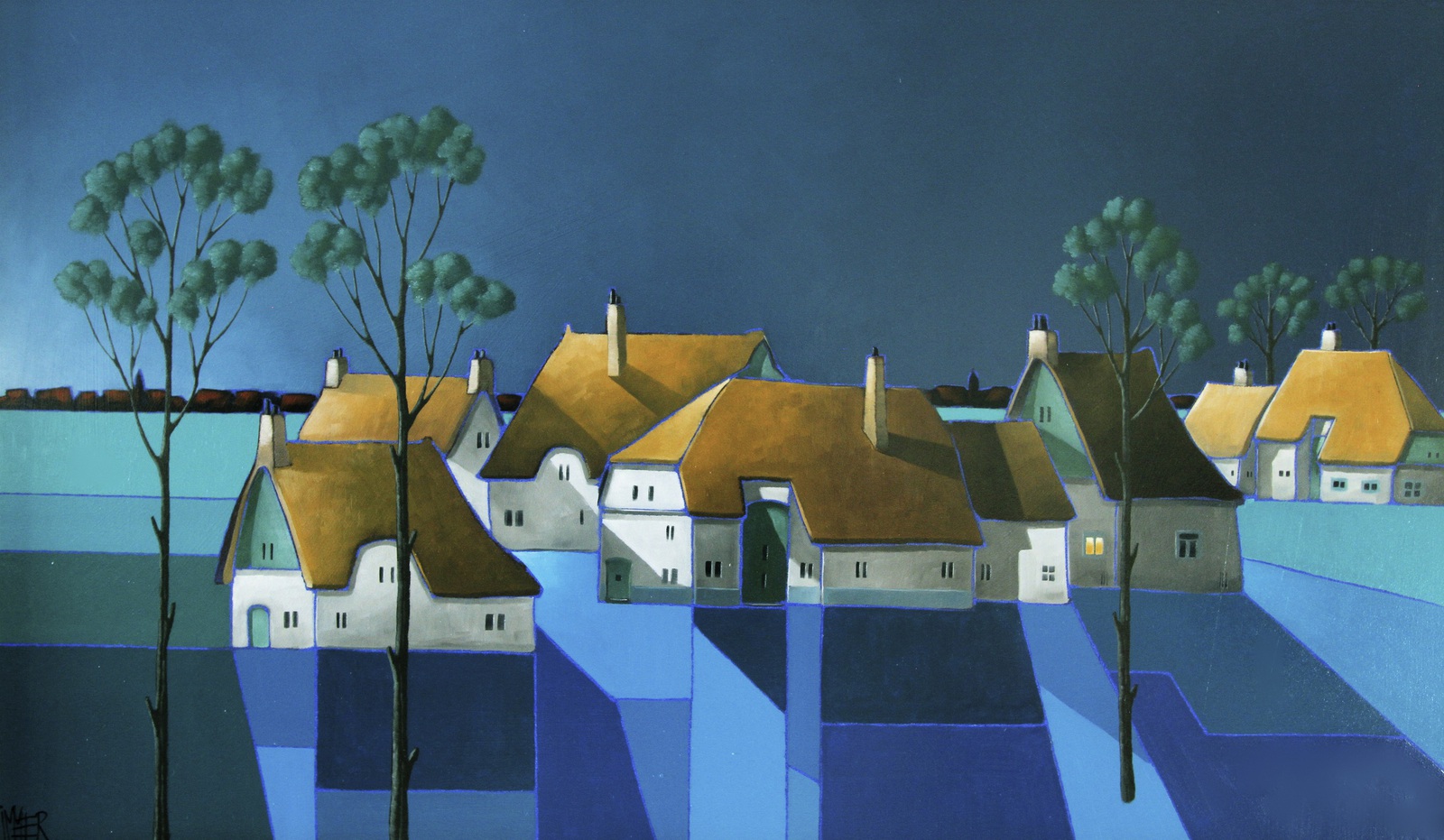 Milde troost van het eerste ochtendlicht