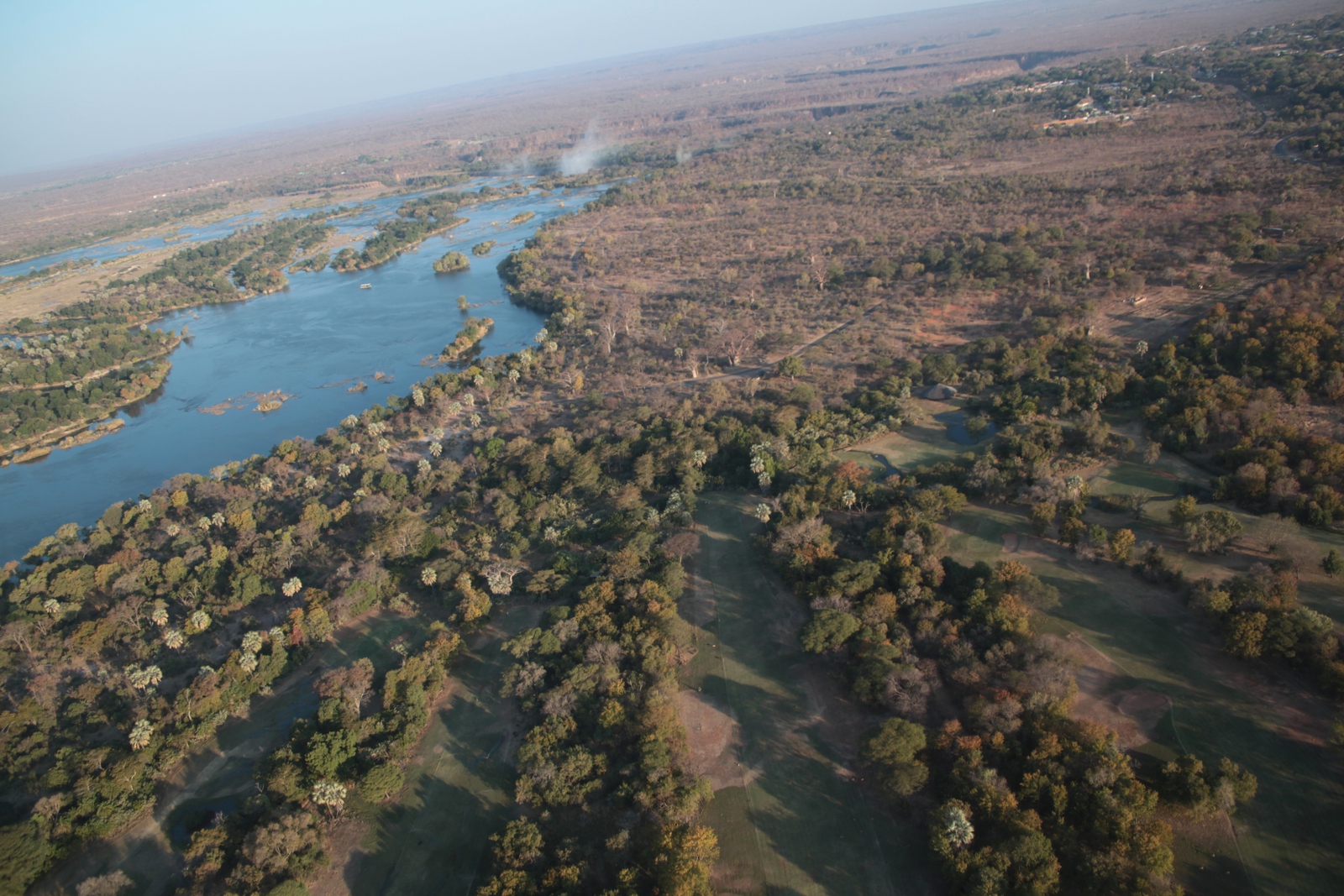 Victoria Falls: Helicopter flight