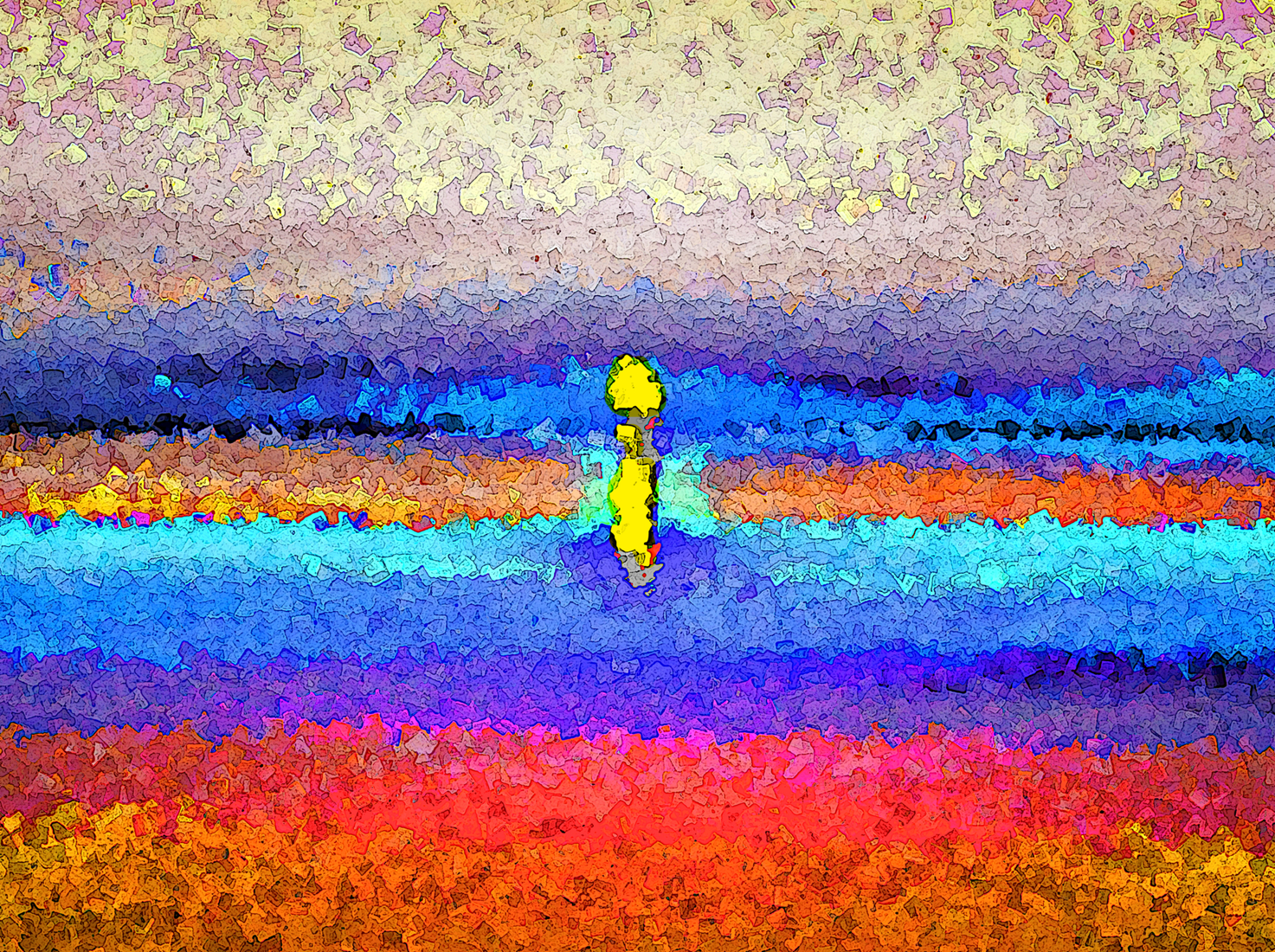 Zonsondergang op de Waddenzee