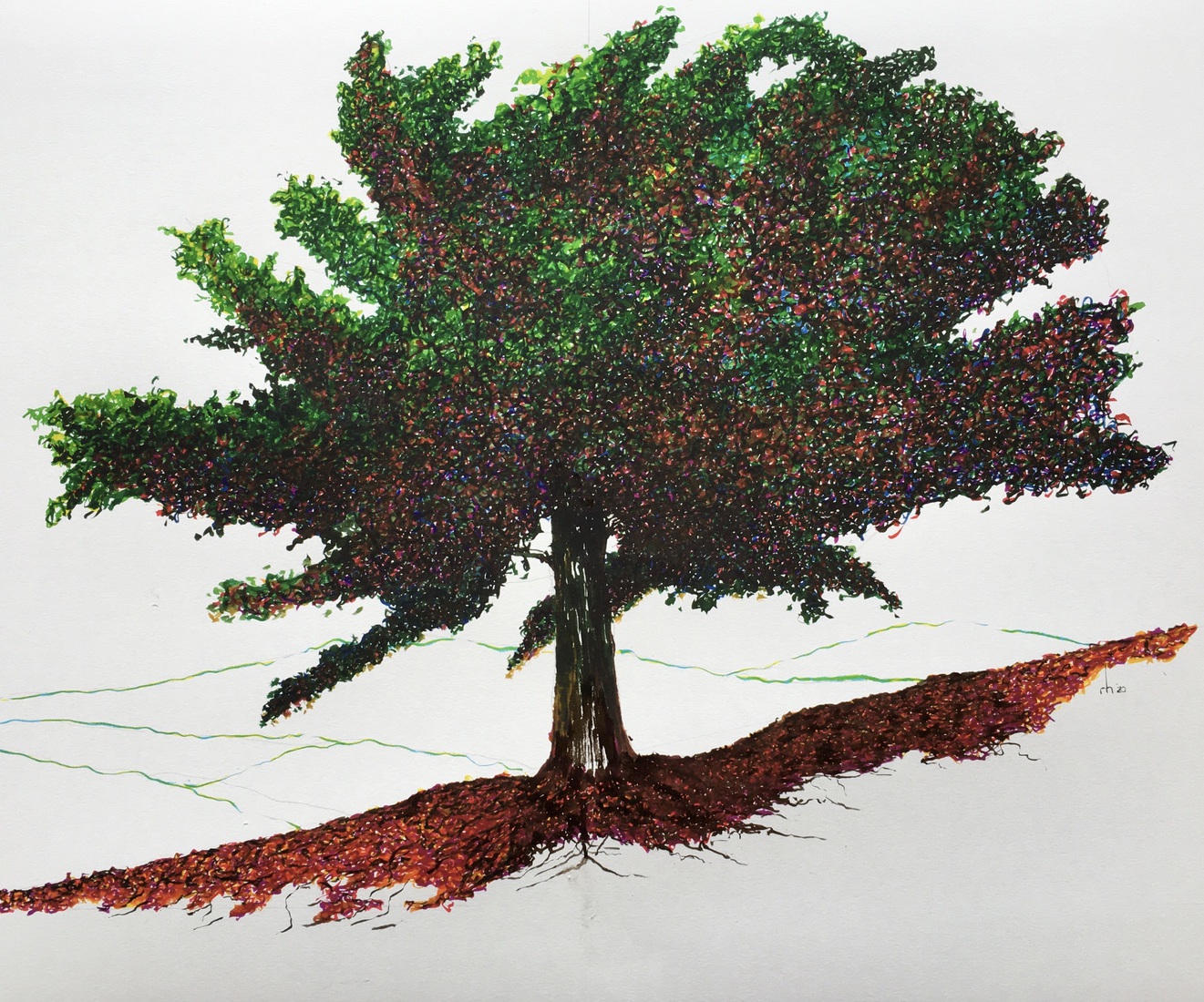 Kruipend de heuvel op