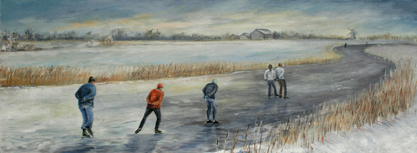 Schaatsen op de Molenpolder